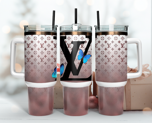 Louis Vuitton Tumbler Wrap 40oz,Tumbler Wrap with Logo Fashion - Instant PNG File  34