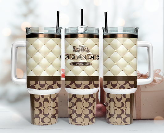 Coach Tumbler Wrap 40oz,Tumbler Wrap with Logo Fashion - Instant PNG File  38