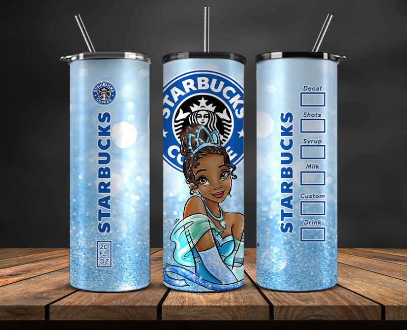 Princess Tumbler Wrap ,Princess Disney Funny Princess Tumbler Wrap , Princess Starbucks Tumbler Wrap, Disney Tumbler Wrap 03