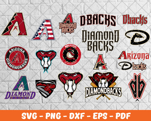 Arizona Diamondbacks Bundle Svg, Football Svg ,Sport Svg, Sport Bundle Svg 03