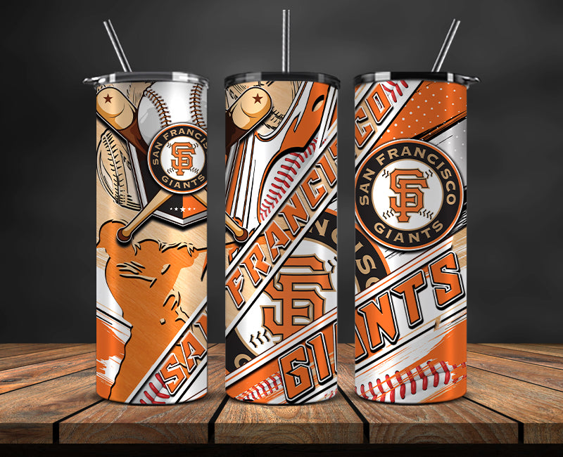 San Francisco Giants Tumbler Wrap, Mlb Tumbler  Mlb Logo Tumbler Png 03