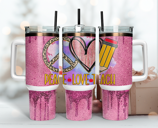 Teacher Tumbler Wrap 40oz, Teacher Tumbler Png 03