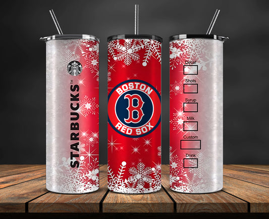 Boston Red Sox Png,Christmas MLB Tumbler Png , MLB Christmas Tumbler Wrap 42