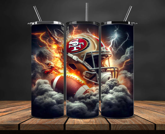 San Francisco 49ers Tumbler Wrap, American Football Tumbler PNG -42