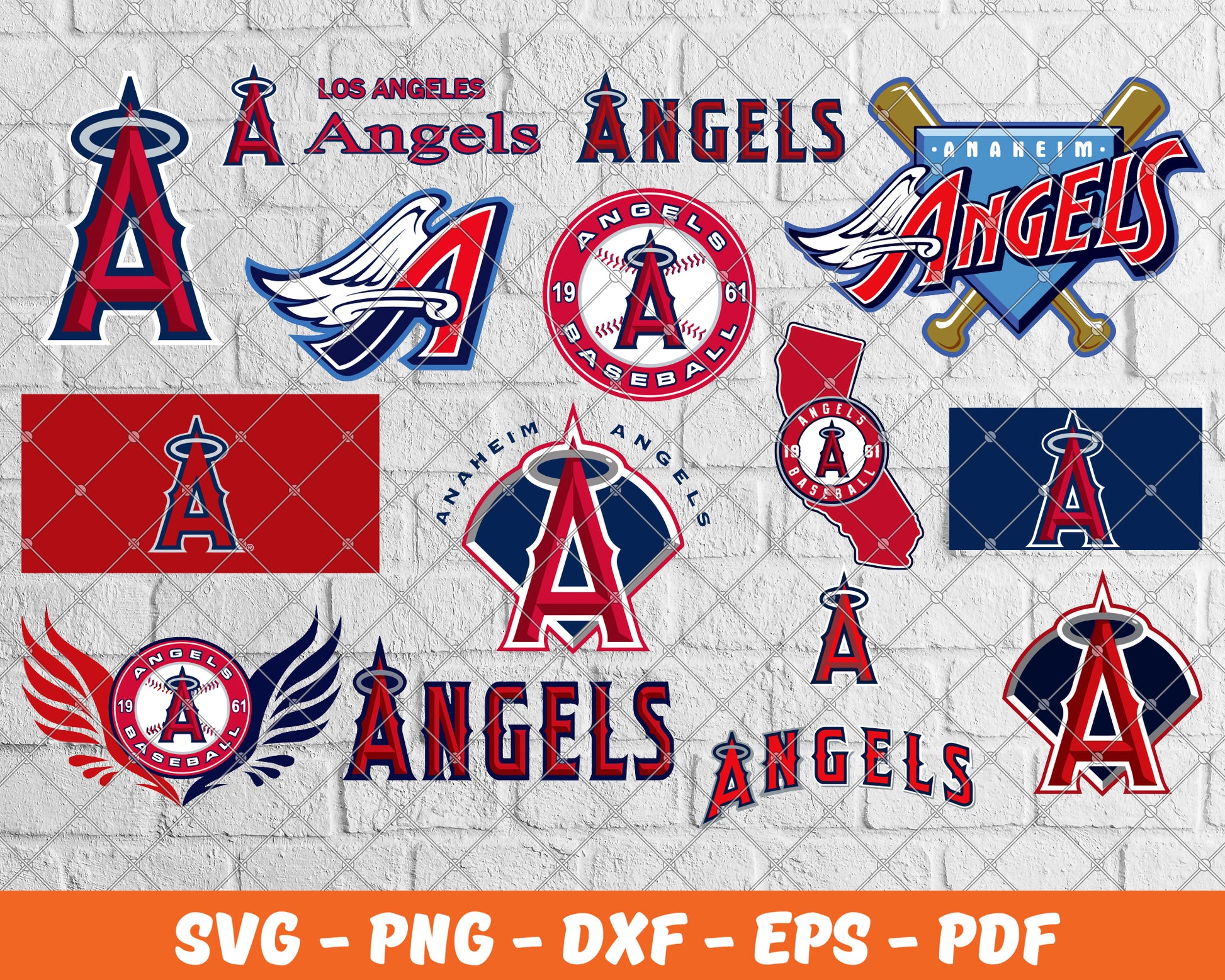 Angels Logo SVG - Los Angeles Angels SVG