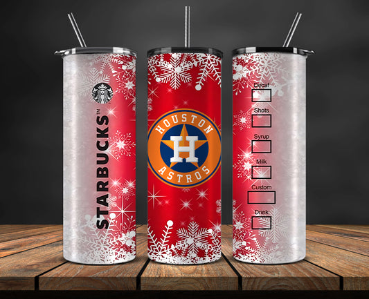 Houston Astros Png,Christmas MLB Tumbler Png , MLB Christmas Tumbler Wrap 44