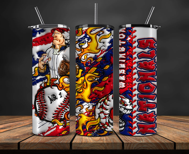 Washington Nationals Tumbler Wrap, Mlb Tumbler  Mlb Logo Tumbler Png 44