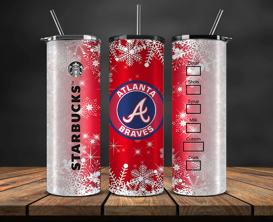 Atlanta Braves Png,Christmas MLB Tumbler Png , MLB Christmas Tumbler Wrap 46