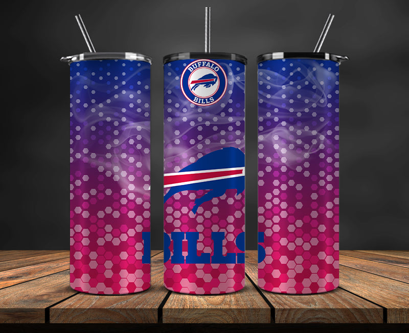 Buffalo Bills Tumbler Wrap , Football Wraps, Nfl Smoke Tumbler Wrap 47