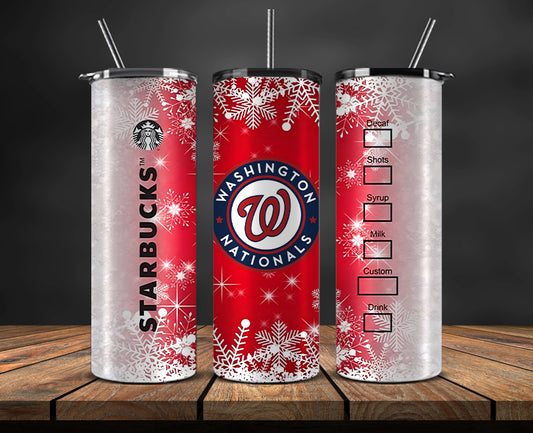 Washington Nationals Png,Christmas MLB Tumbler Png , MLB Christmas Tumbler Wrap 48