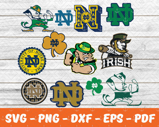 Notre Dame Fighting Irish Bundle Svg, Football Svg ,Sport Svg, Sport Bundle Svg 49