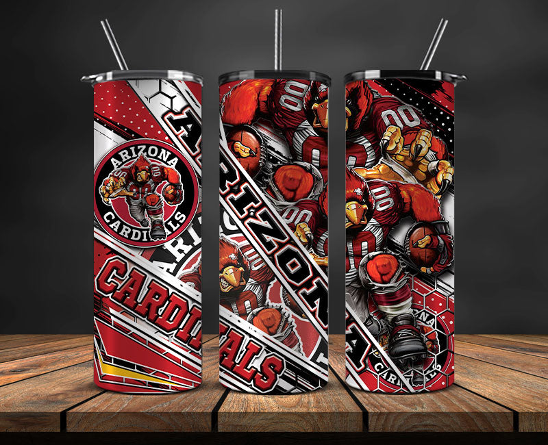 Cardinals Football Png , Football Tumbler Png ,Nfl Tumbler Wrap 04