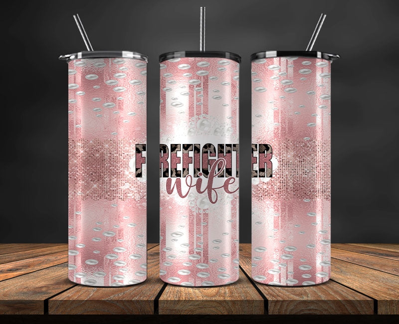 Firefighter Tumbler Wrap , Fire Rescue Fireman 50