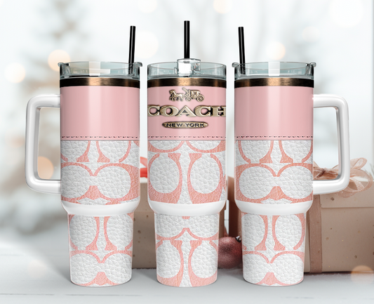 Coach Tumbler Wrap 40oz,Tumbler Wrap with Logo Fashion - Instant PNG File  51