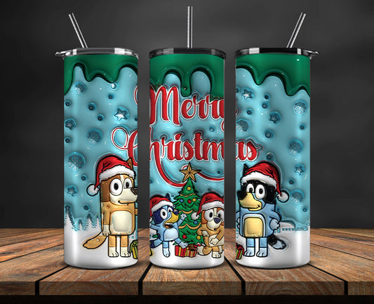 Christmas 20oz Tumbler Wrap PNG, Christmas 3D Inflated Puffy Tumbler Wrap Png, Grinchmas 20oz Png 53