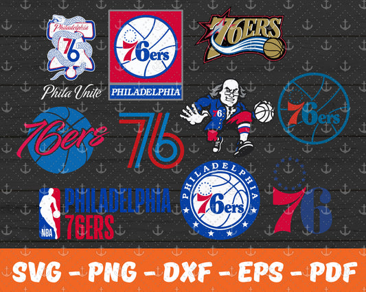 Philadelphia 76ers Bundle Svg, Football Svg ,Sport Svg, Sport Bundle Svg 55