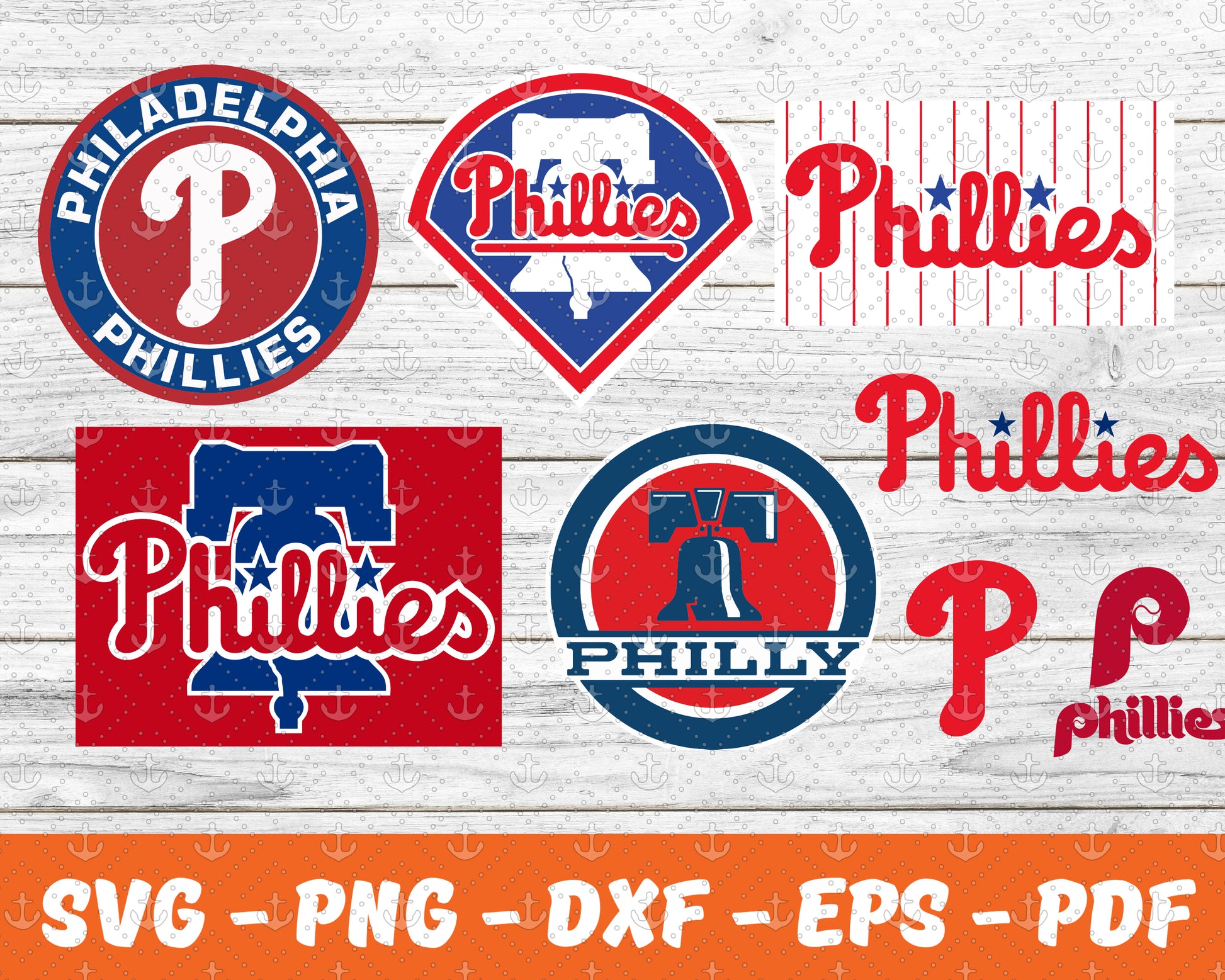 Vintage Phillies Baseball SVG, Vintage Philadelphia Baseball