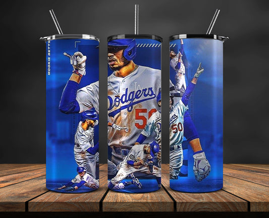 Los Angeles Dodgers  Tumbler Wrap, Mlb Tumbler  Mlb Logo Tumbler Png 70