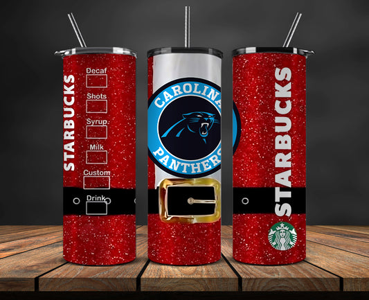 Carolina Panthers Christmas Tumbler Png,NFL Merry Christmas Png, NFL Christmas Tumbler Wrap 70