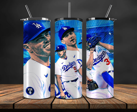 Los Angeles Dodgers  Tumbler Wrap, Mlb Tumbler  Mlb Logo Tumbler Png 73