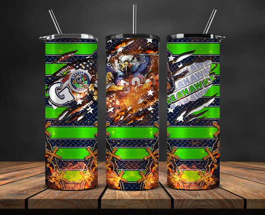 Seattle Seahawks Tumbler, Seahawks Logo, NFL, NFL Teams, NFL Logo, NFL Football Png 75