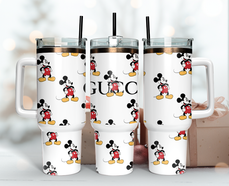 Gucci Tumbler Wrap 40oz,Tumbler Wrap with Logo Fashion - Instant PNG File  79