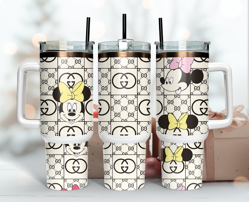 Gucci Tumbler Wrap 40oz,Tumbler Wrap with Logo Fashion - Instant PNG File  80