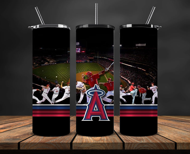 Los Angeles Angels Tumbler Wrap, Mlb Tumbler  Mlb Logo Tumbler Png 82