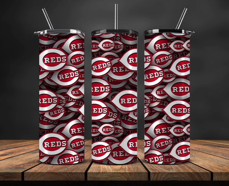 Cincinnati Reds Tumbler Wrap, Mlb Tumbler  Mlb Logo Tumbler Png 85