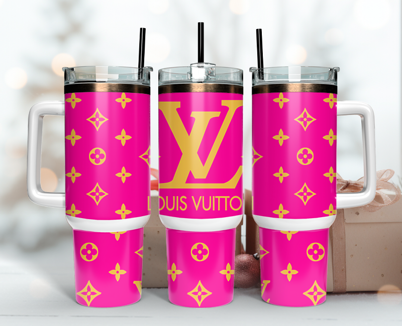 Louis Vuitton Tumbler Wrap 40oz,Tumbler Wrap with Logo Fashion - Instant PNG File  89