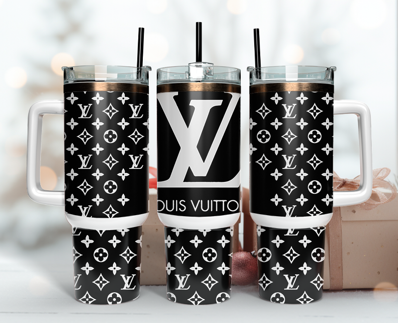 Louis Vuitton Tumbler Wrap 40oz,Tumbler Wrap with Logo Fashion - Instant PNG File  94