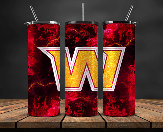 Washington Commanders Tumbler, Washington Logo Tumbler,NFL Season 2023, Design 95