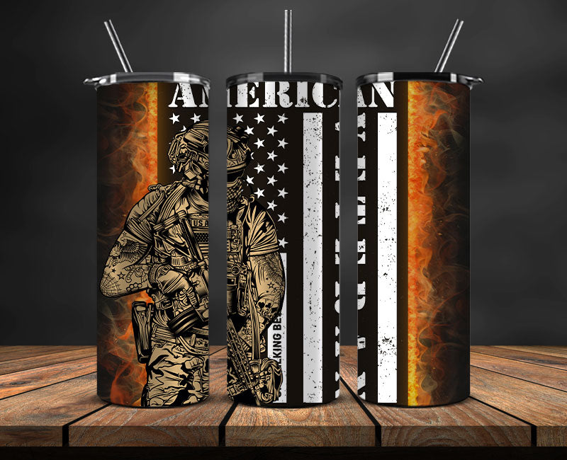 Veteran Military Tumbler, Veterans Day Tumbler , Veteran Tumbler Wrap 09