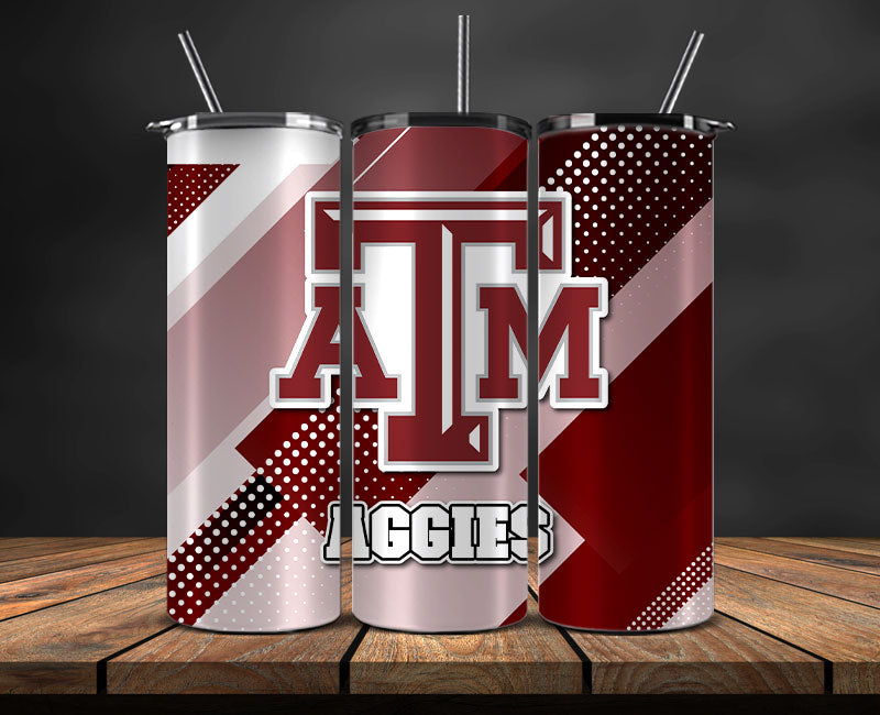 Texas AM Aggies Logo 20 oz Tumbler Png ,College Football 20 Oz Tumbler Wrap 101