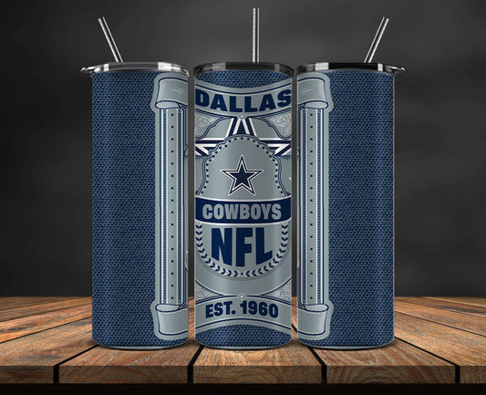 Dallas Cowboys Tumbler Wrap, NFL Logo Tumbler Png, NFL Design Png-104