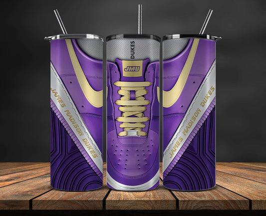 James Madison Dukes Sneaker Tumbler Wrap , College Sneaker Tumbler Wrap 105