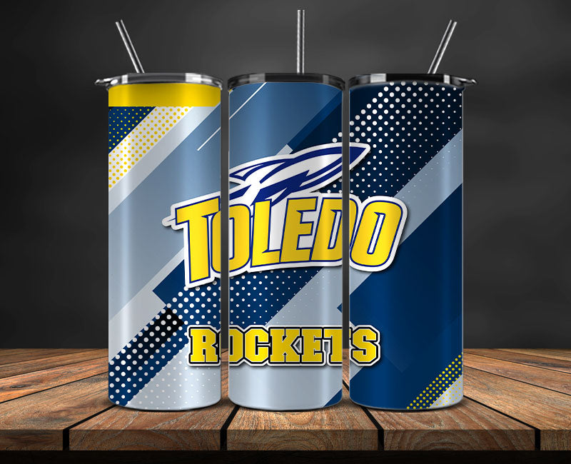 Toledo Rockets Logo 20 oz Tumbler Png ,College Football 20 Oz Tumbler Wrap 105