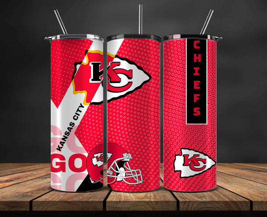 Kansas City Chiefs Tumbler Wrap, Logo Tumbler Wrap DS-107