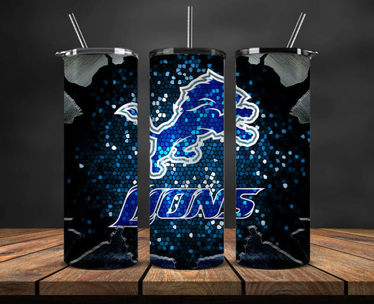 Detroit Lions Tumbler Wraps ,Detroit Logo, Nfl Tumbler Png Tumbler 107