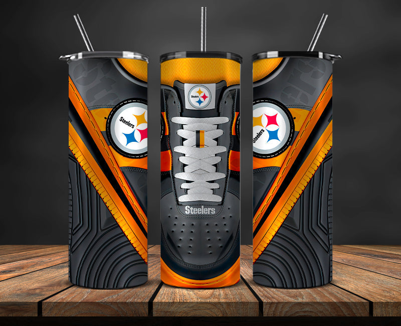 Pittsburgh Steelers Tumbler Wrap, NFL Sneaker Tumbler Wrap  10