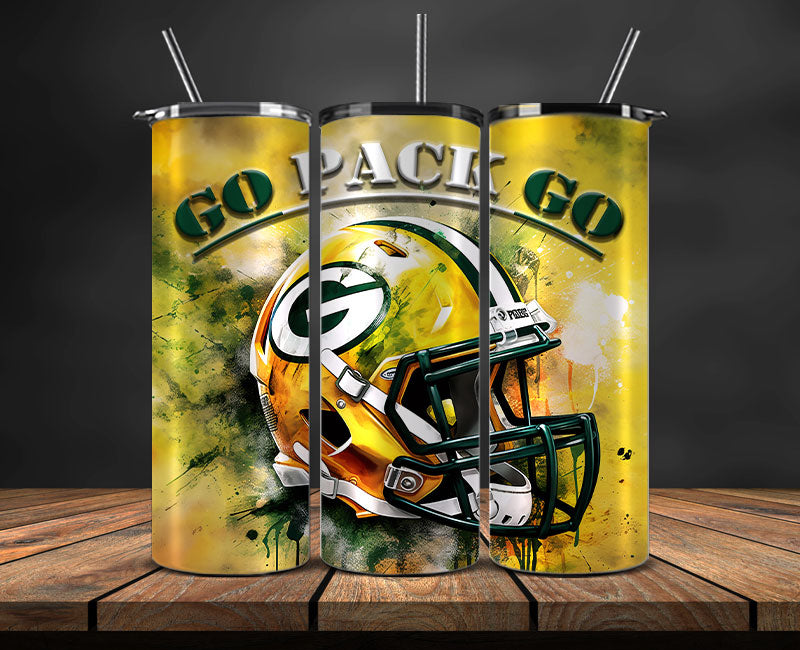 Green Bay Packers Tumbler Wrap, NFL Logo Tumbler Png, NFL Design Png-1 ...