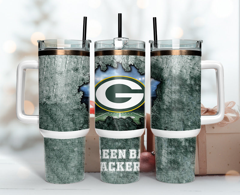 Green Bay Packers Tumbler 40oz Png,  40oz Tumbler Skinny  111