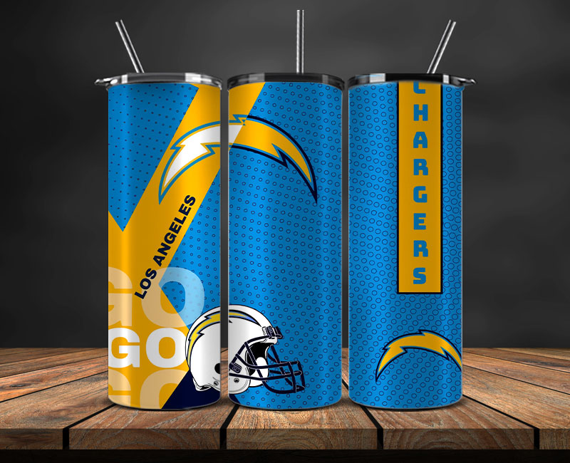 Los Angeles Chargers Tumbler Wrap, Logo Tumbler Wrap DS-111