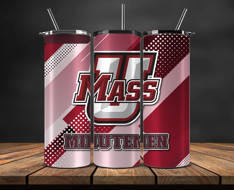 UMass Minutemen Logo 20 oz Tumbler Png ,College Football 20 Oz Tumbler Wrap 114