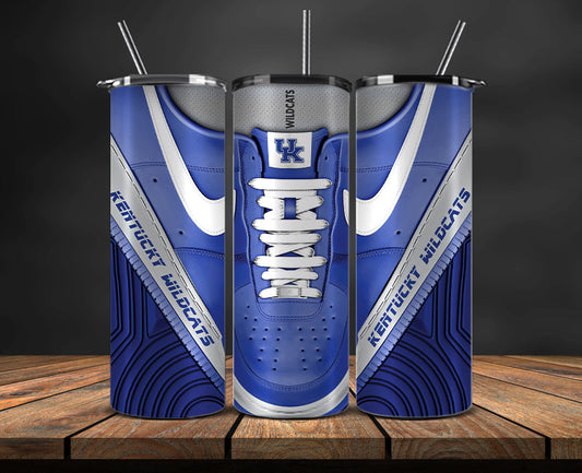 Kentucky Wildcats Sneaker Tumbler Wrap , College Sneaker Tumbler Wrap 115