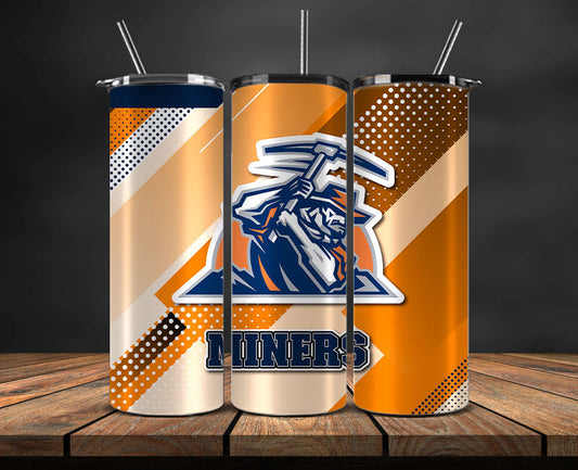 Miners Logo 20 oz Tumbler Png ,College Football 20 Oz Tumbler Wrap 119