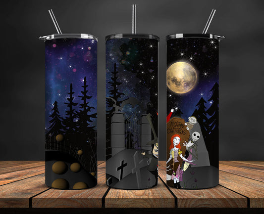 Nightmare Before Christmas , Jack Skellington Tumbler Png,Tumbler Wrap,Halloween Tumbler Wrap 11