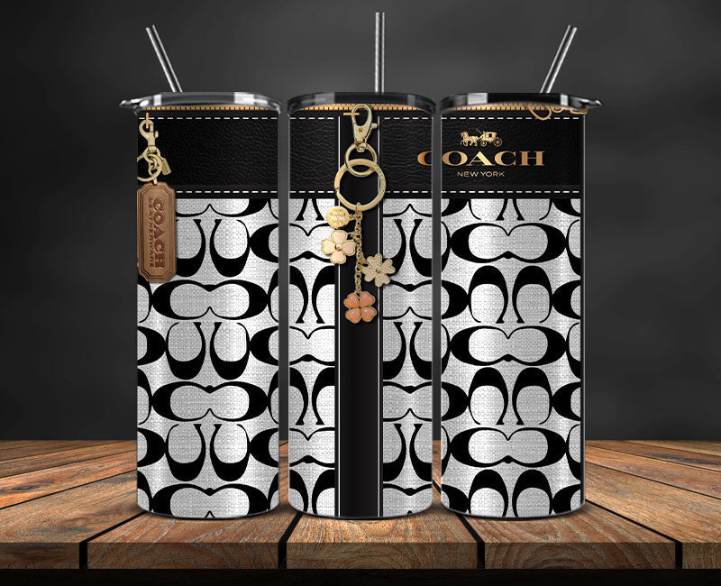 Coach Tumbler Wrap, Coach Tumbler Png ,Luxury Logo Fashion Png 11