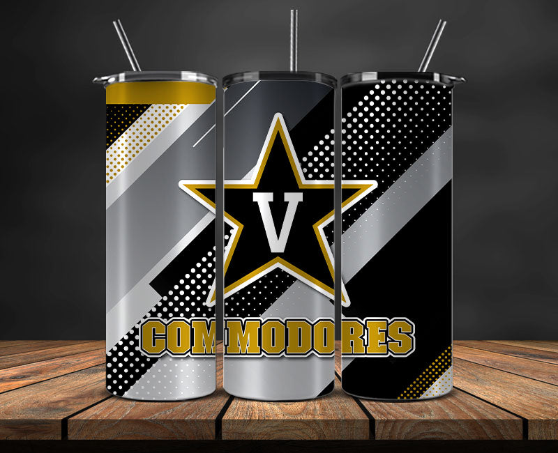 Commodores Logo 20 oz Tumbler Png ,College Football 20 Oz Tumbler Wrap 121