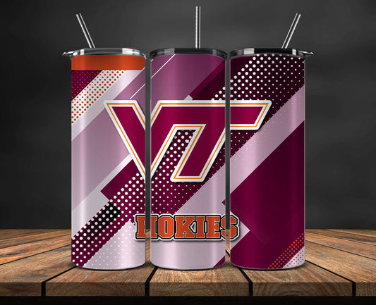 Hokies Logo 20 oz Tumbler Png ,College Football 20 Oz Tumbler Wrap 123